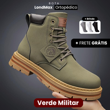 Bota LondMax Ortopédico - Brinde ( 3 pares de meia)